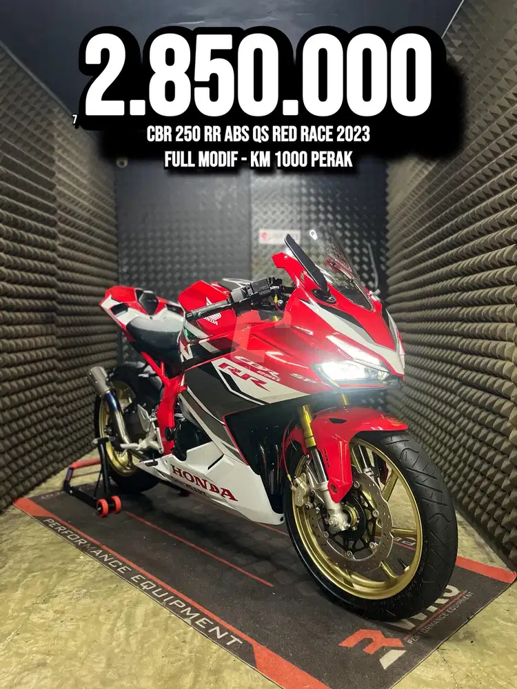 CBR 250 RR OR CBR 250RR ABS SP QS 2023 RED RACE FULL MODIF LOW KM BRO