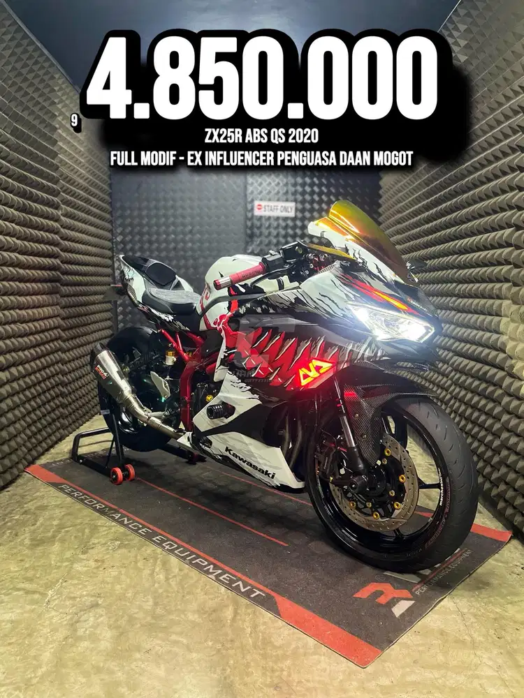 ZX25R OR ZX 25 R ABS QS 2020 EX INFLUENCER MR.A FULL MODIF PAJAK ON