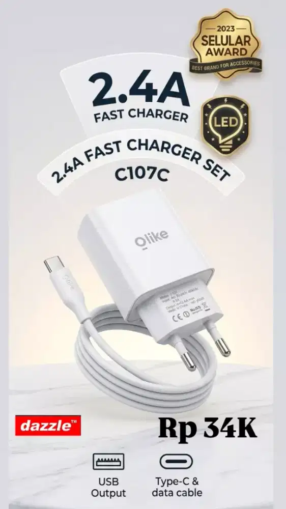 Olike Charger set C107C 2,4A