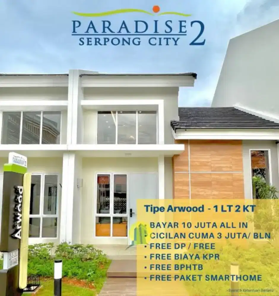 Dicari Sales Property perumahan paradise serpong 2