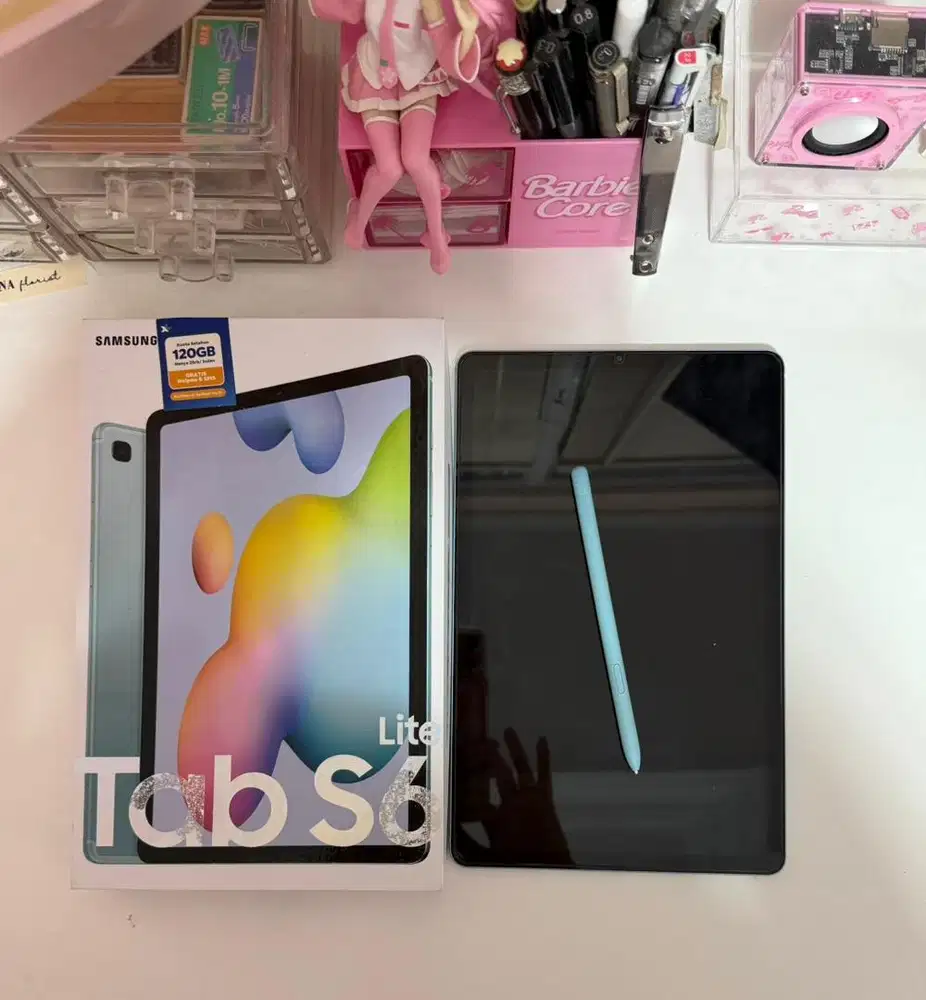 Dijual Tab Samsung S6 Lite Blue