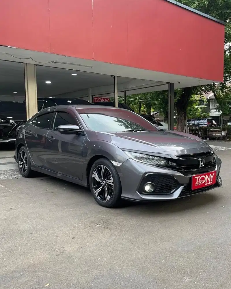 #Tony Mobil# Honda Civic Turbo E Hatchback 2019 Abu-Abu