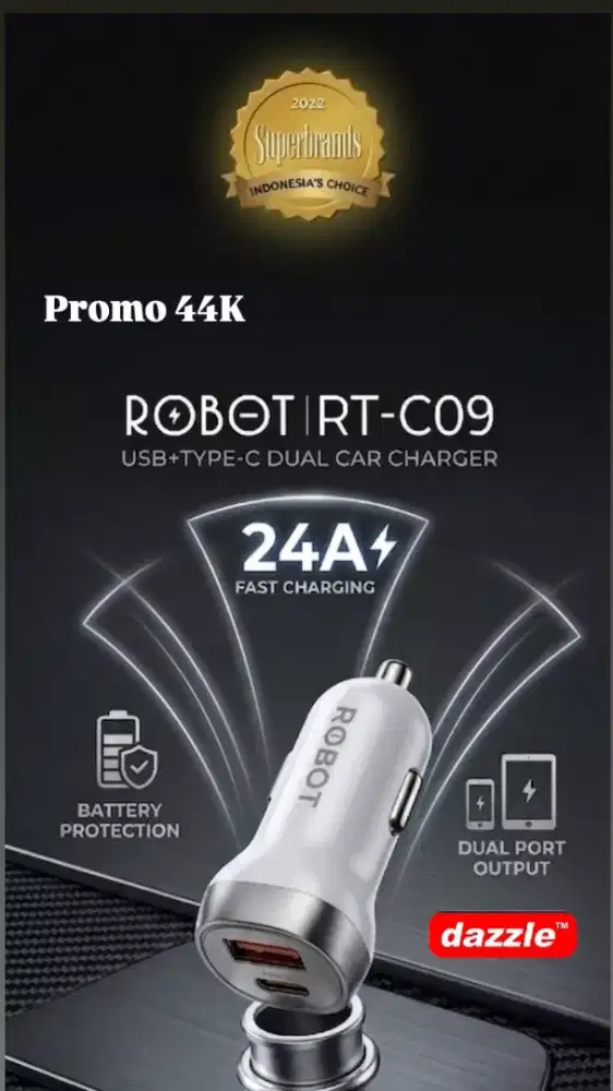 Saver mobil Robot RT C09 white