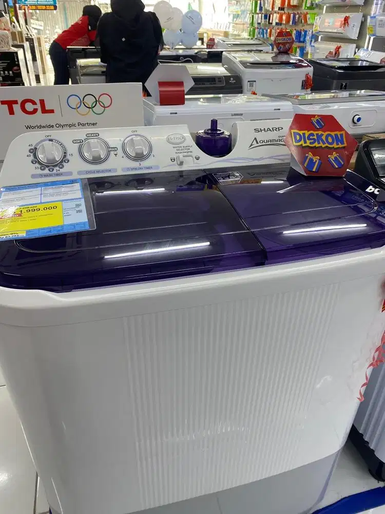 PROMO MESIN CUCI SHARP 0% HOMECREDIT