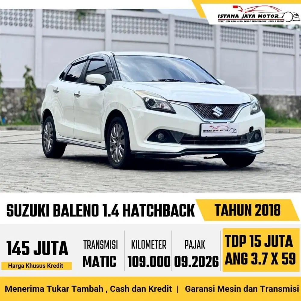 Suzuki Baleno Hatchback AT th 2018 #istana jaya motor
