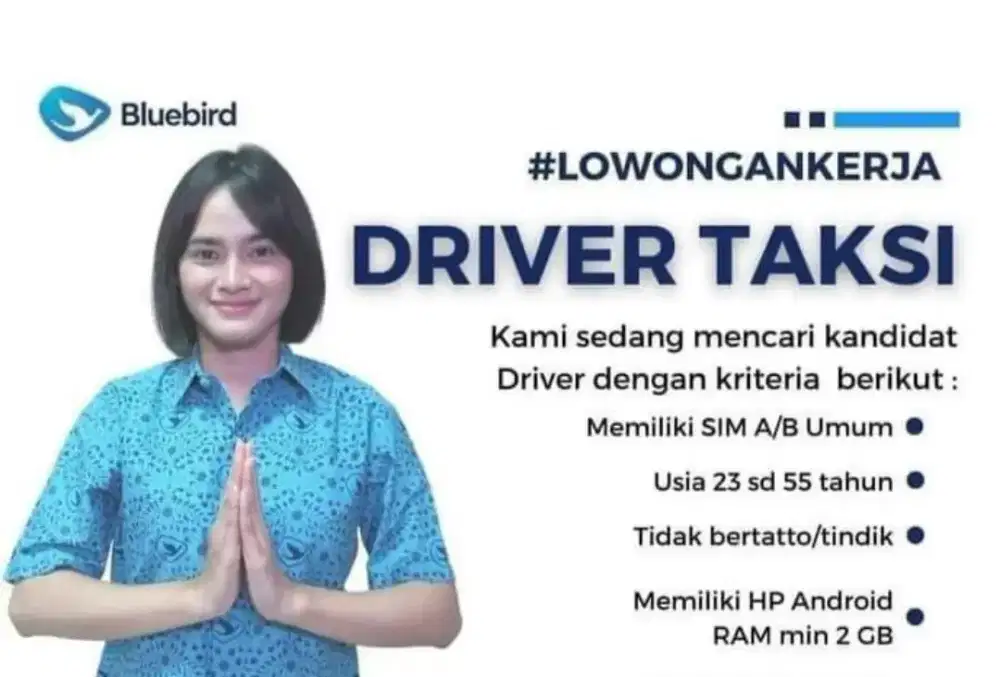 Lowongan kerja supir, pengemudi dan driver