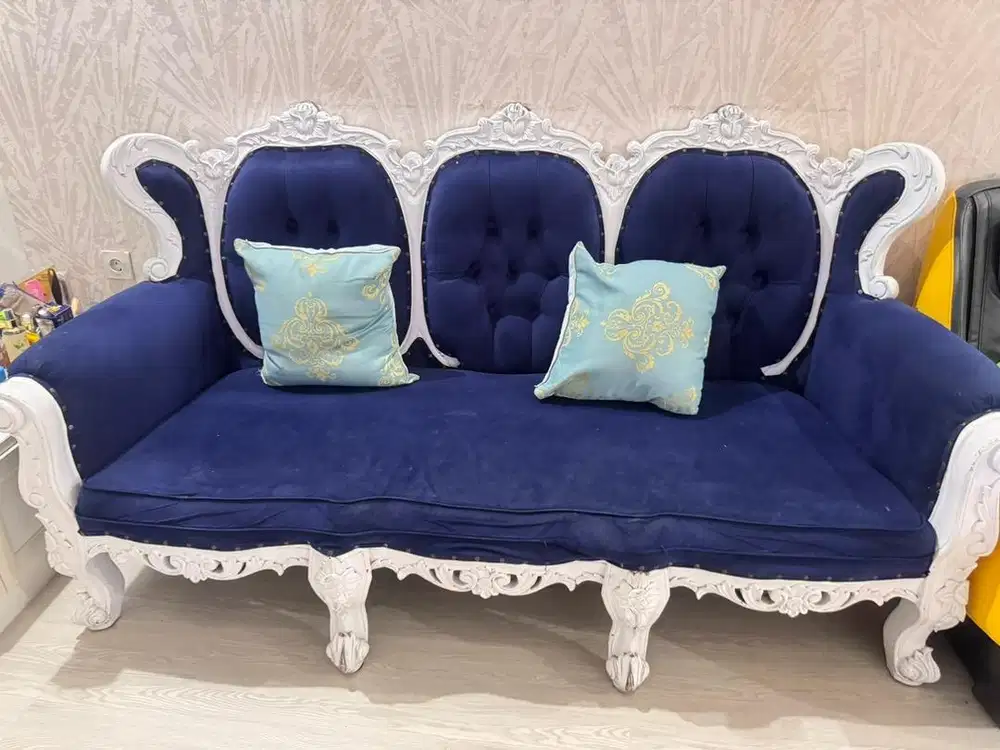 Jual Sofa Jati Ukir 3 Seater