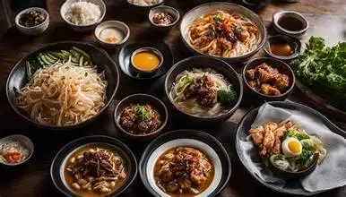 Waitress & Waiter Korean BBQ Restaurant