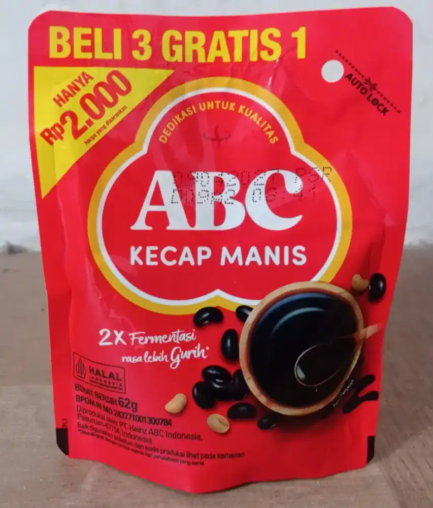 ABC kecap manis pouch 62 gram