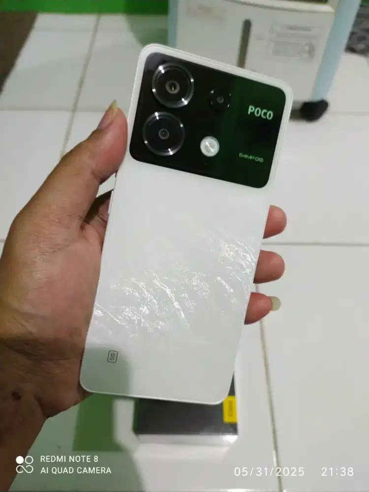 Poco X6 5G 12/256 GB Putih Mulus Terawat Istimewa Garansi Aktif
