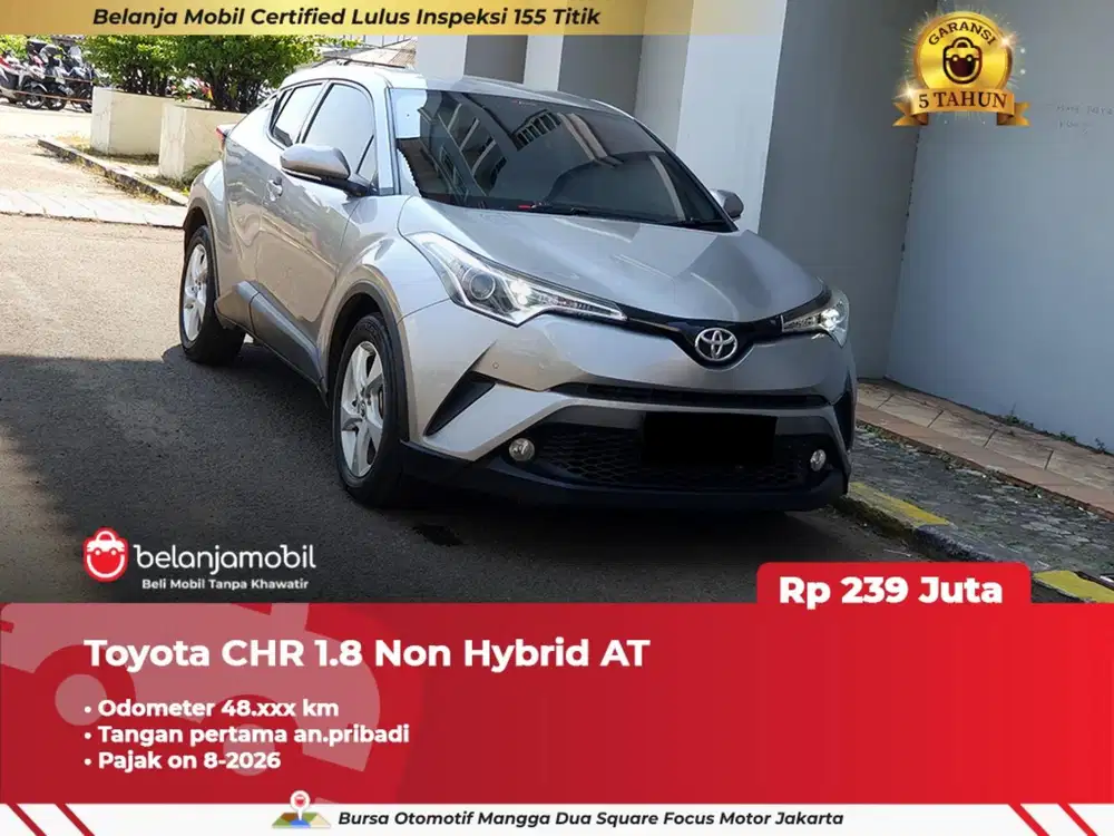 LOW KM !! TOYOTA CHR NON HYBRID 2018 / 2019 SILVER