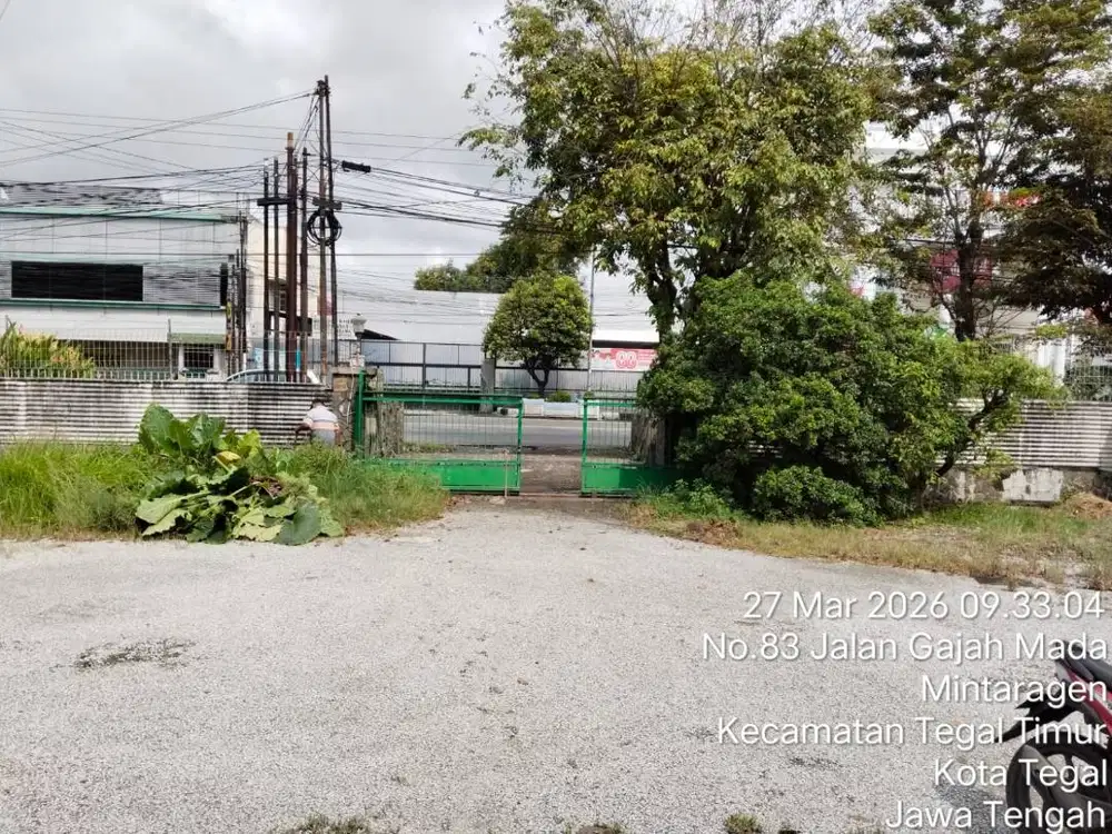 DISEWAKAN: LAHAN STRATEGIS 1.900 m² - JL. GAJAH MADA, TEGAL