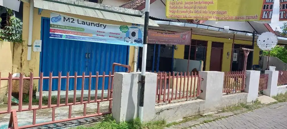 Dikontrakan ruang usaha+rumah Jogja Kota