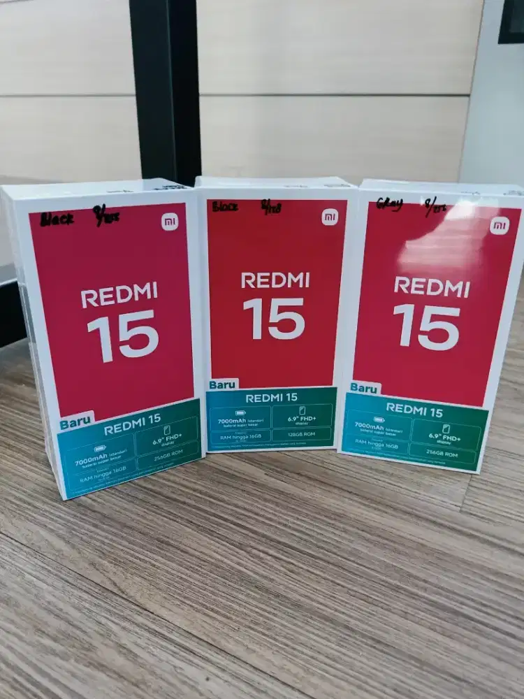 PROMO REDMI 15 GARANSI RESMI