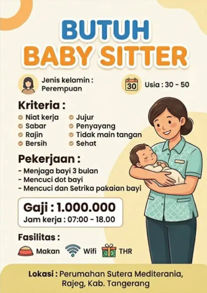 BUTUH BABY SITTER