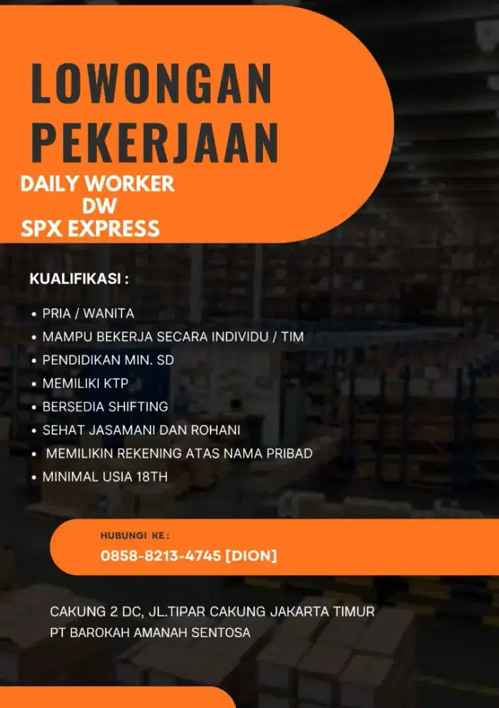 Loker masih butuh banyak nihh guys