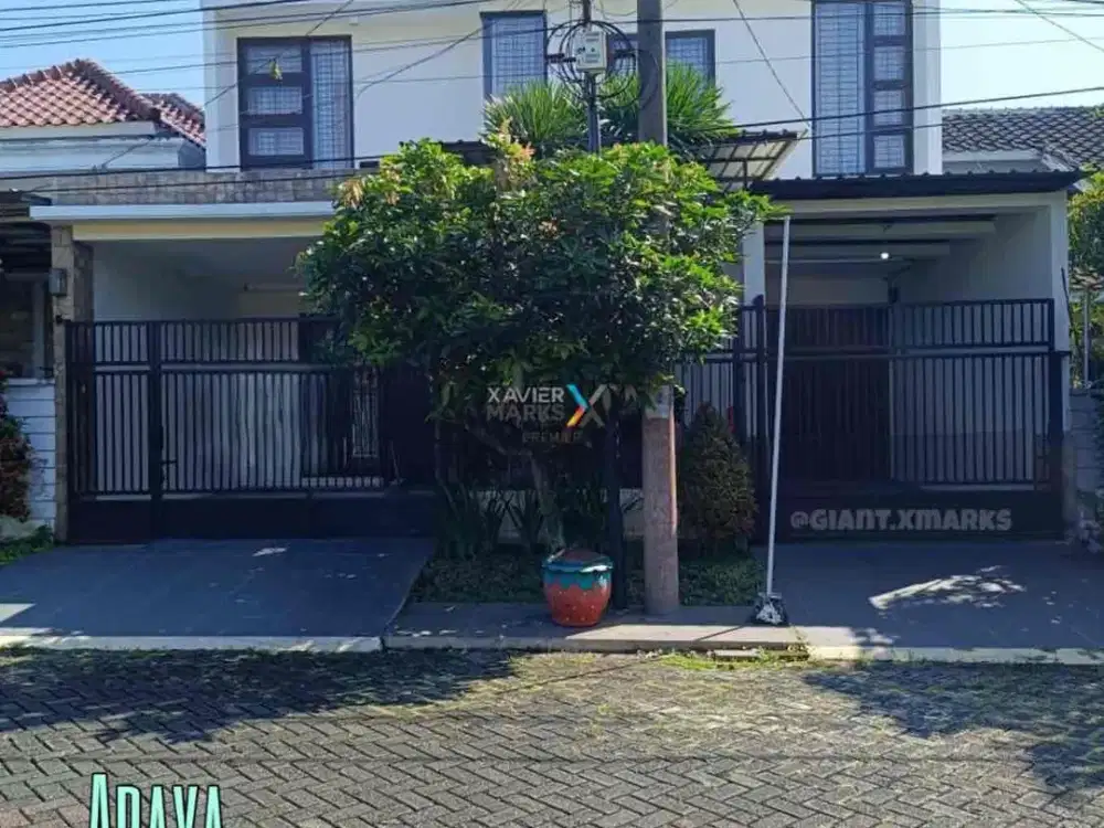 Rumah Modern 2 lantai semi Furnished di Araya Malang