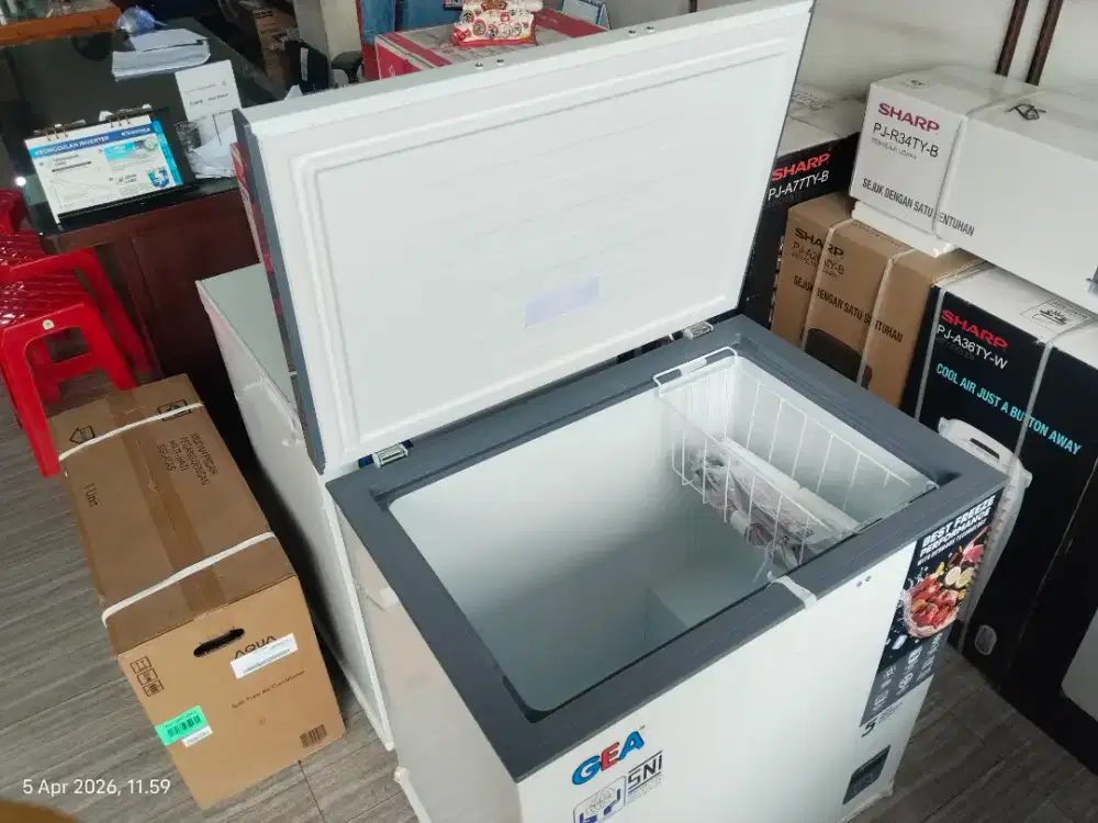 FREEZER GEA, CICILAN TANPA DP, SYARAT CUKUP KTP