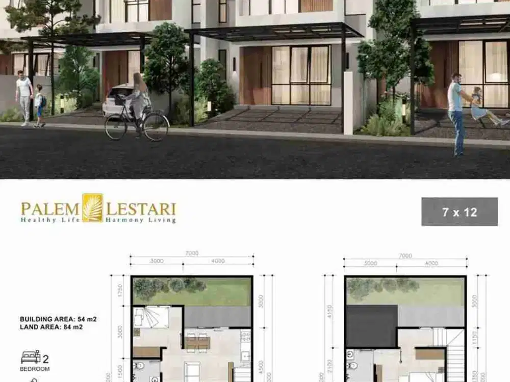 Dijual Rumah di Perumahan Palem Lestari, Jatisampurna Bekasi