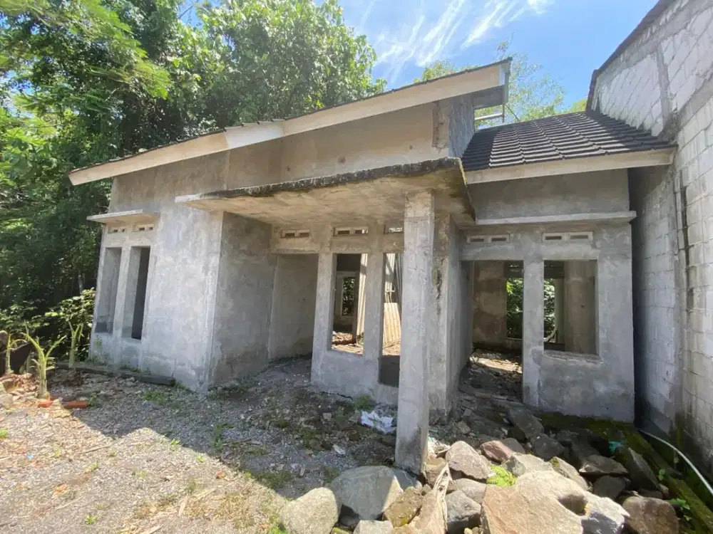 Rumah Proses Bangun Harga 450 Juta di Timur Pasar Gentan Sleman