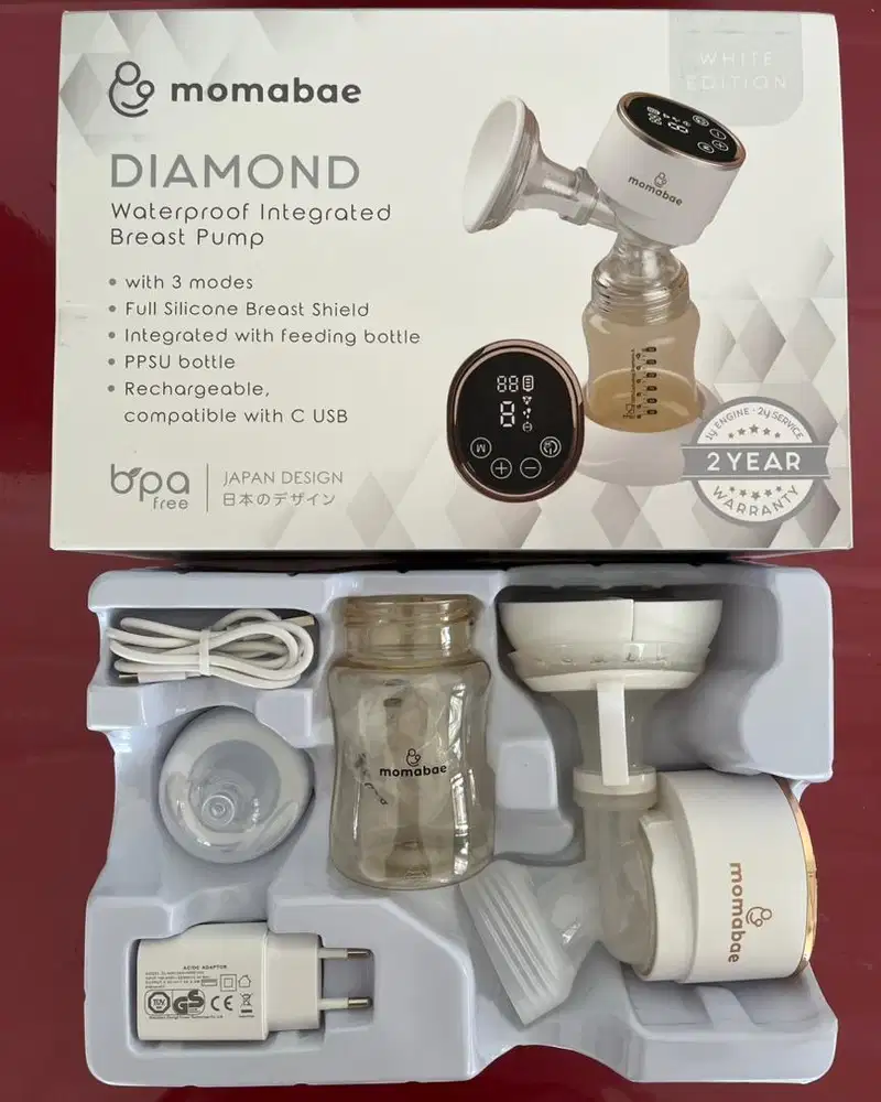 Pompa Asi Elektrik Breastfeeding Pumping Momabae Diamond