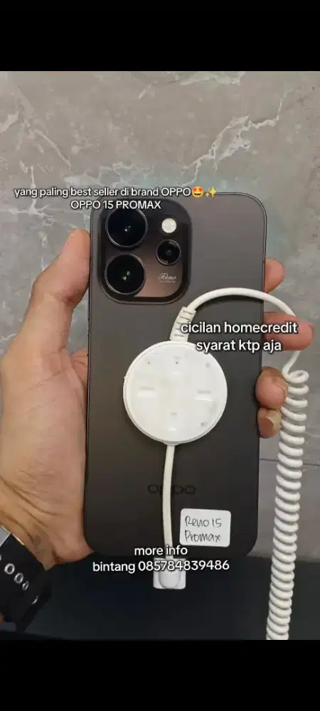 OPPO RENO 15 PROMAX PAKAI CICILAN HOMECREDIT PROMO BUNGA 0%