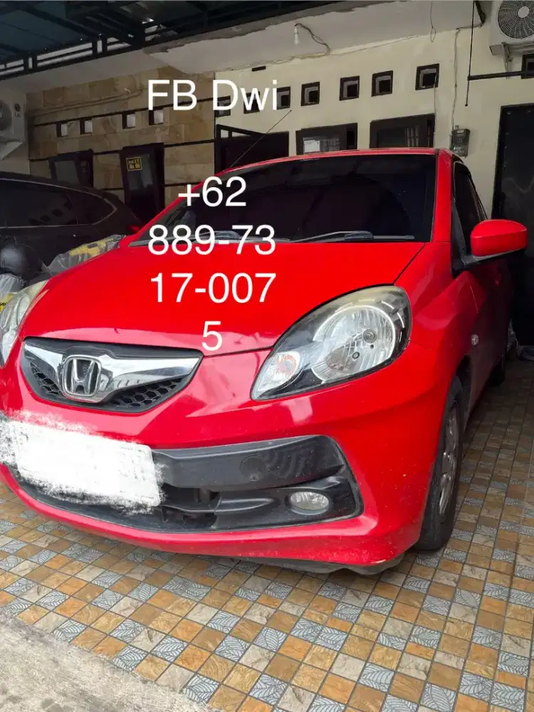 Dijual cepat Honda Brio Satya E tahun 2014 (bensin)