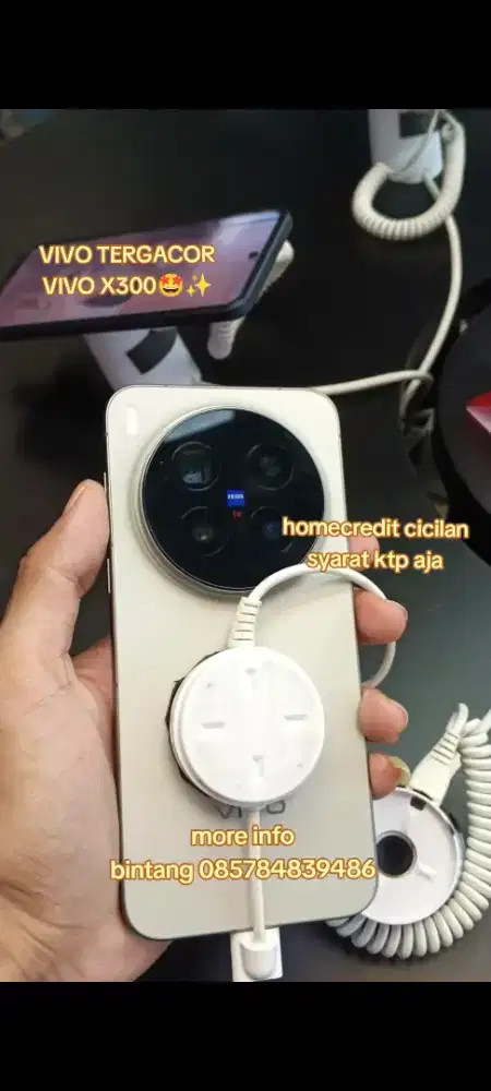 VIVO X300 PAKAI CICILAN HOMECREDIT PROMO BUNGA 0% FREE 1-2X ANGSURAN