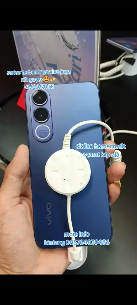VIVO V70 FE PAKAI CICILAN HOMECREDIT PROMO BUNGA 0 FREE 1-2X ANGSURAN