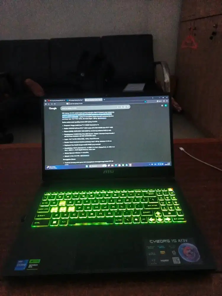 Msi Cyborg 15 A13v rtx 4060