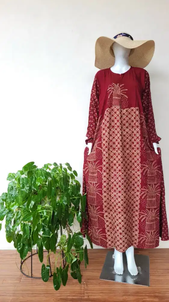 Gamis batik elegan
