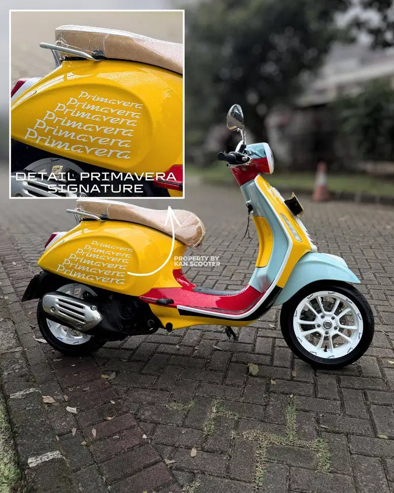 JUAL MURAH VESPA PRIMAVERA 150 IGET ABS FACELIFT 2019 MULUS