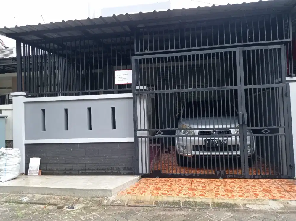 Disewakan tahunan rumah murah poris paradis eksklusif bebas banjir