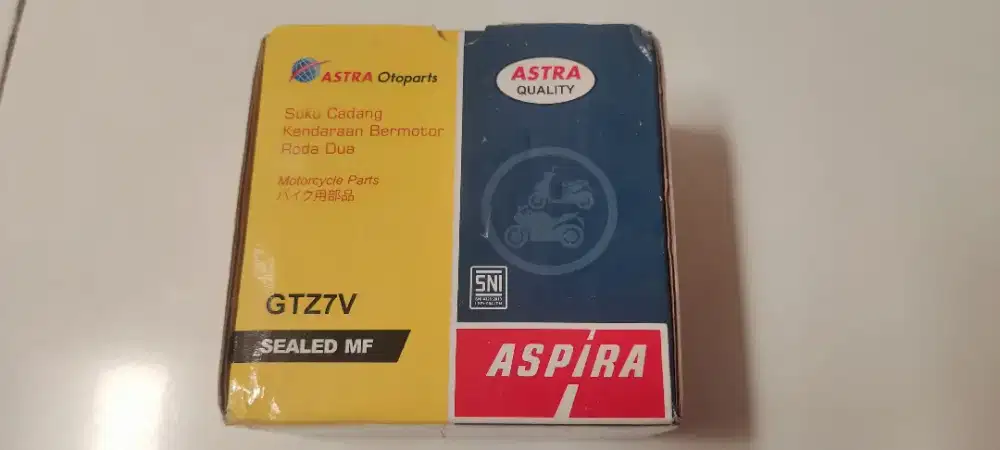 Aki Motor Ori Aspira GTZ7V