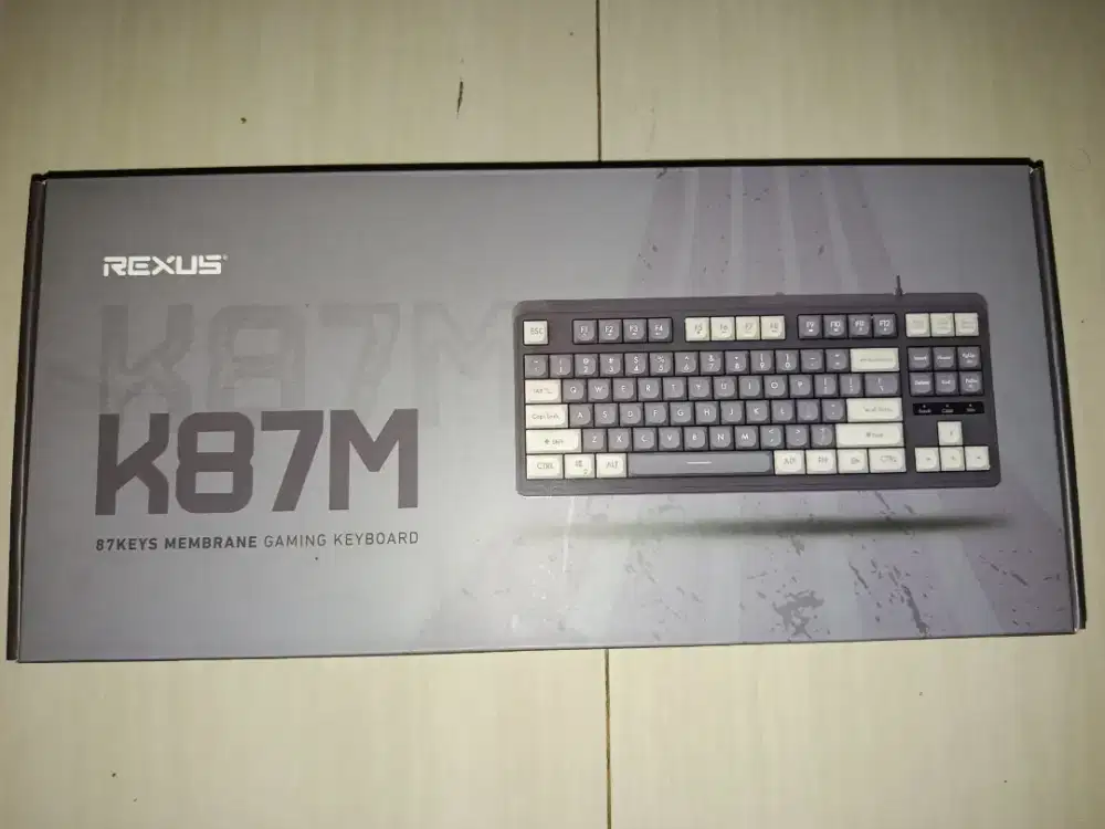 REXUS K87M - 87 KEYS MEMBRANE GAMING KEYBOARD