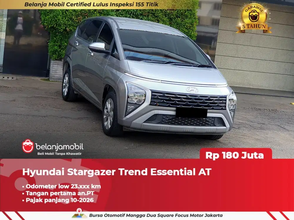 LOW KM !! HYUNDAI STARGAZER TREND ESSENTIAL 2023 / 2024 GREY