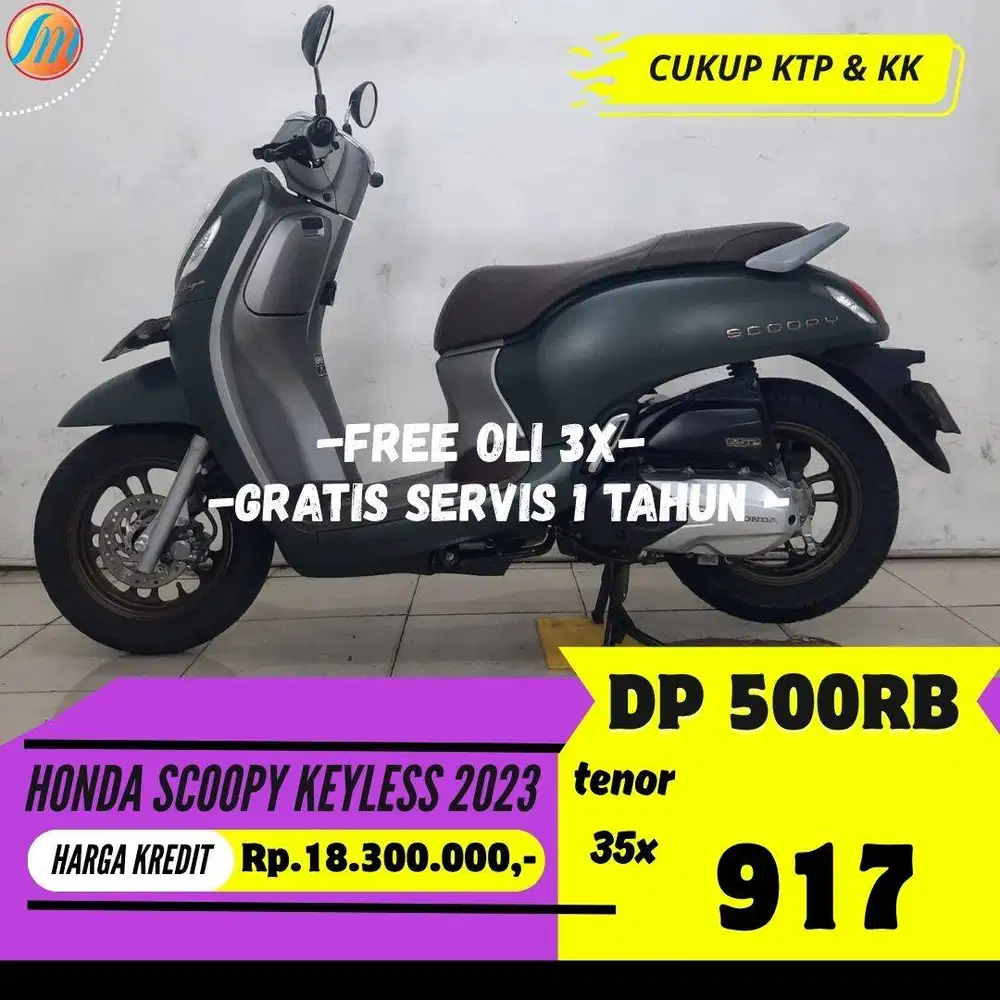 HONDA SCOOPY KEYLESS 2023 KREDIT MURAH DP HANYA 500RB ANGSURAN RINGAN