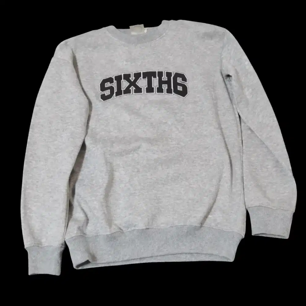 Sweater Abu-Abu SIXTH6 (Unisex)