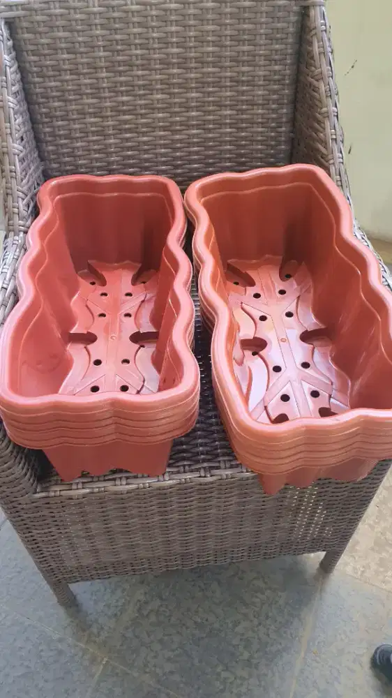 Pot bunga tanaman tebal kokoh produk budi jaya plastik
