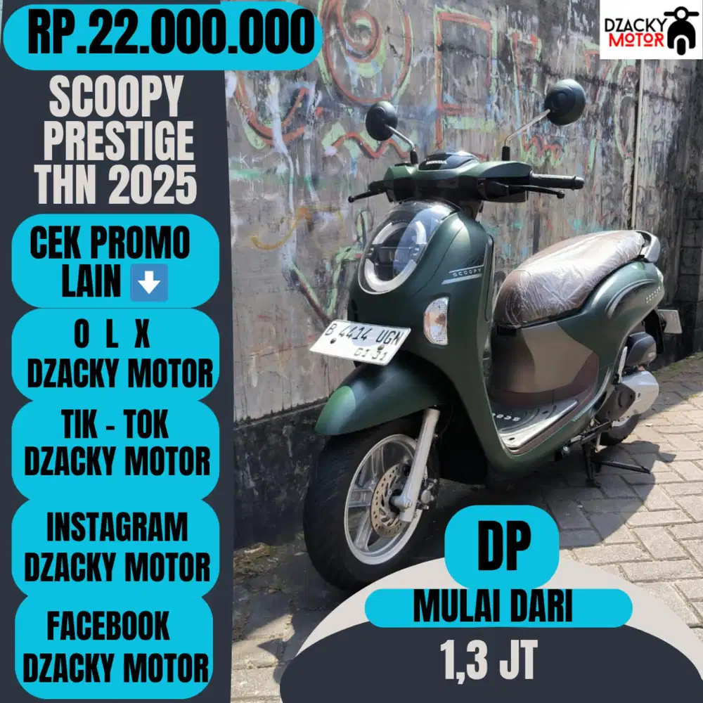 SCOOPY PRESTIGE THN 2025 SECOND LIKE NEW