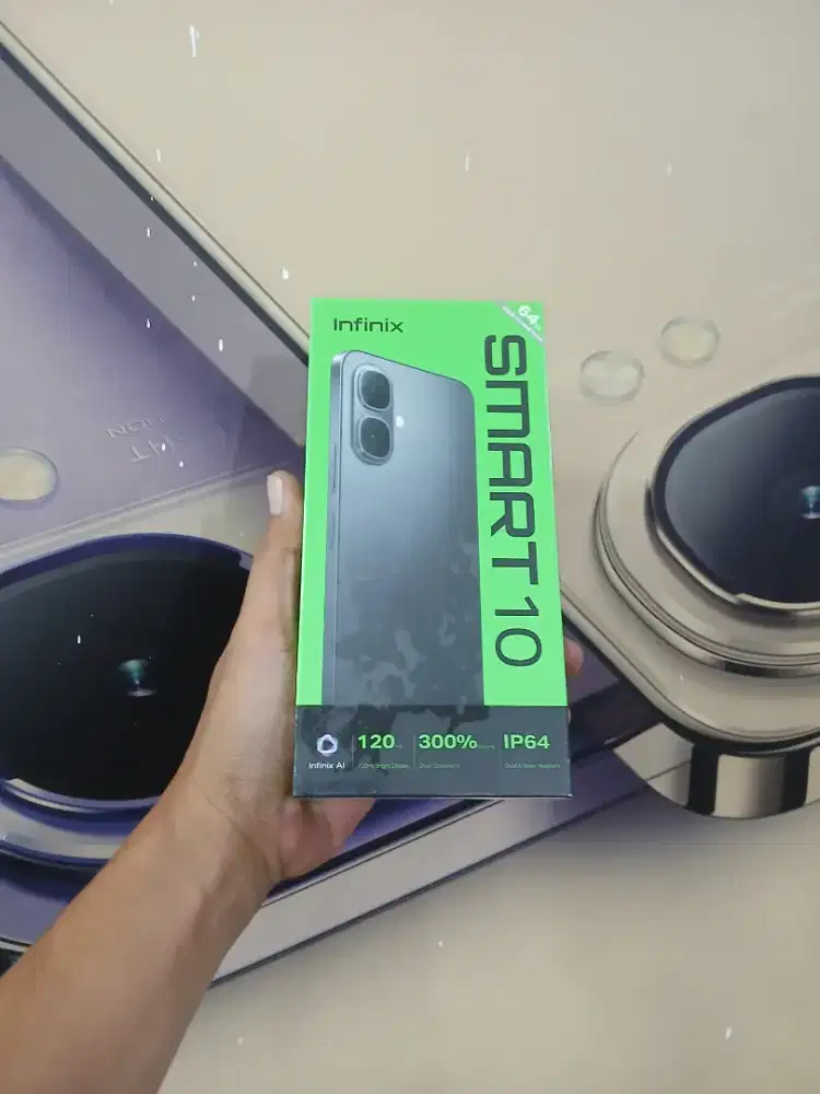 Fast respon WA Infinix Smart 10 4+4/64 Garansi resmi 1thn