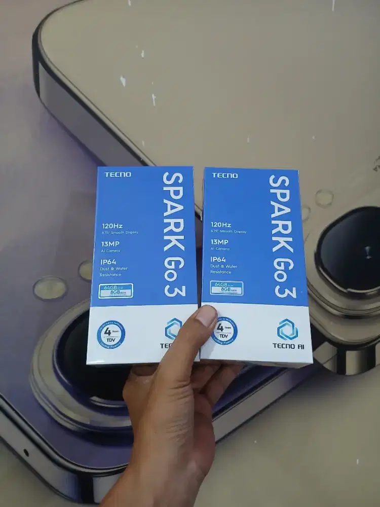 Fast respon WA Tecno Spark GO3 4+4/128 Garansi resmi 13bln
