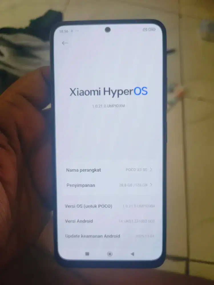 POCO X5 5G 128GB UNIT SAJA / BATANGAN