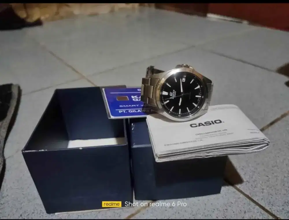 Casio edifice model EFV-140D-1AVUDF. 