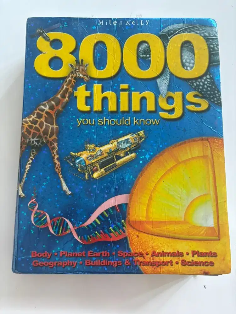 BUKU EDUKASI ANAK BAHASA INGGRIS 8000 THINGS YOU SHOULD KNOW