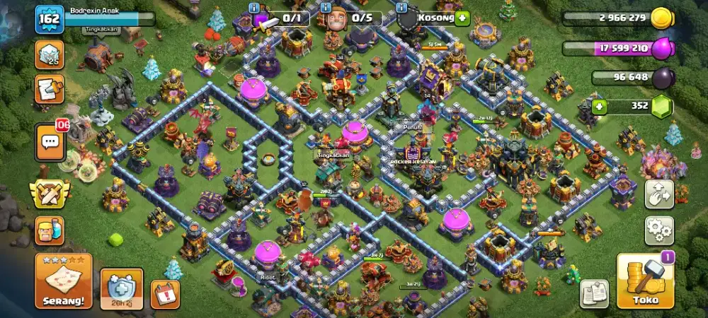 Th17 semimax, coc townhall 17