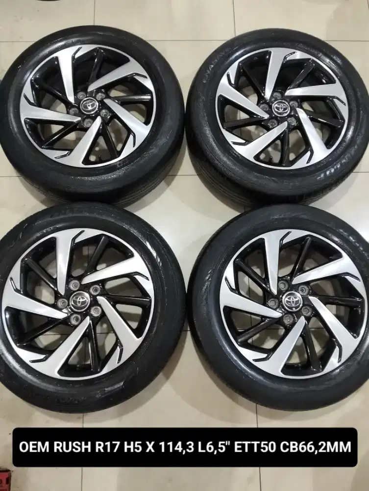 DIJUAL VELG OEM TOYOTA RUAH GR ATAU TRD R17