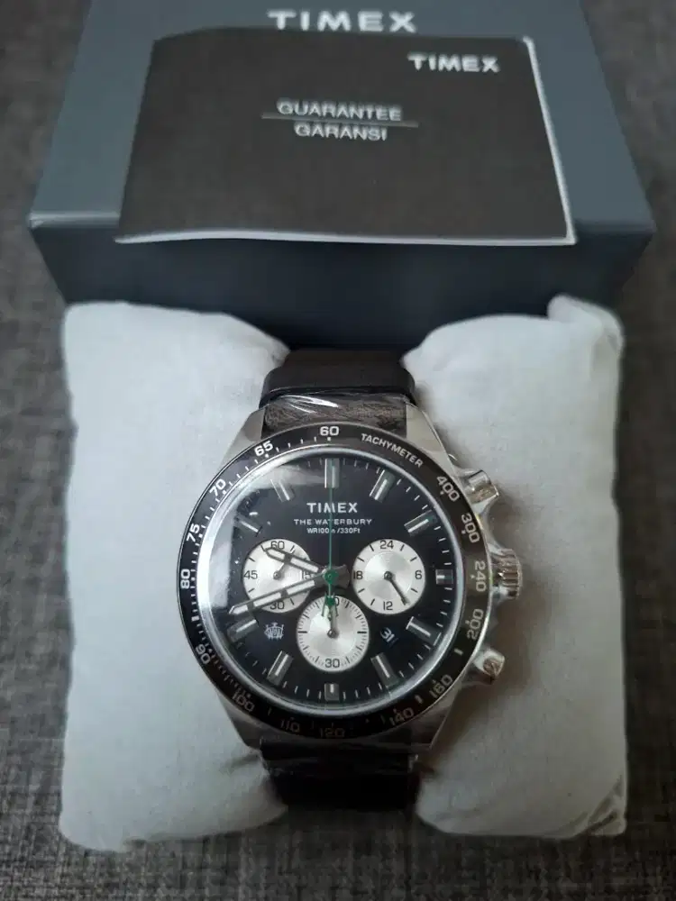 Baru jam Timex waterbury chrono strap kulit