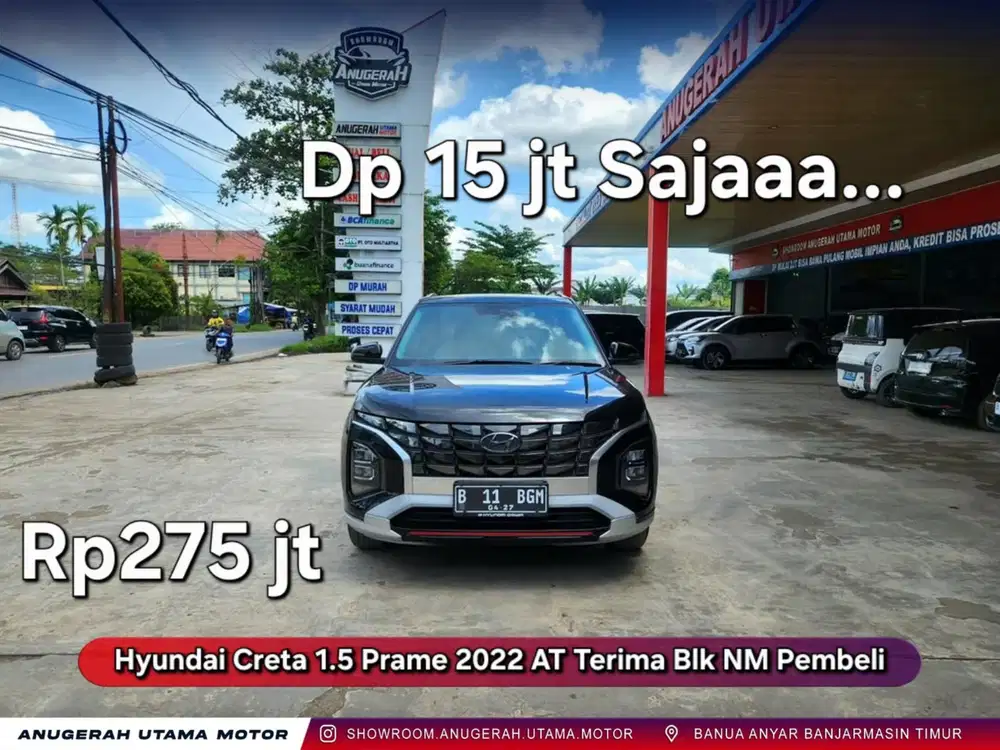 Dp15jt Hyundai Creta Prime 2022 AT Terima Balik Nama Pembeli