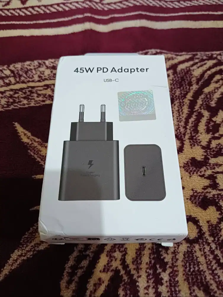 Charger Original Copotan Samsung 45 Watt TipeC Super FastCharge Baru